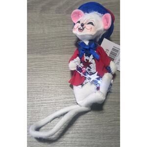 Annalee Doll 2019 6 in. "4th Of July Boy Mouse" Red White & Blue